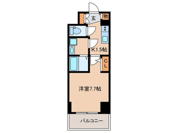 エスリード大須アヴェニューの物件間取画像